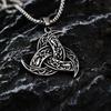 European & American Retro Viking Celtic Knot Titanium Steel Necklace