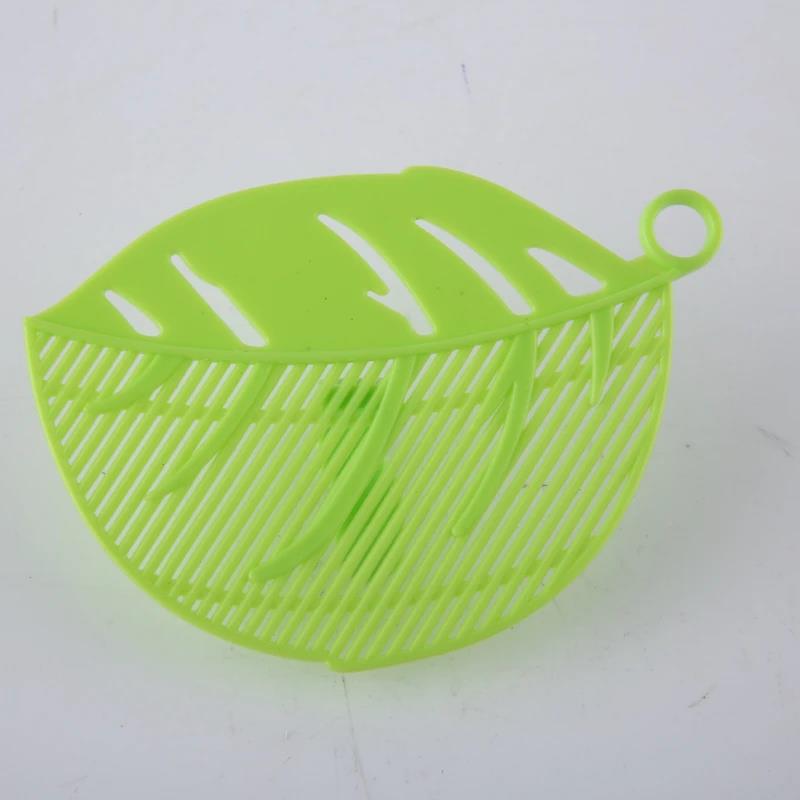 1Pc Durable Clean Leaf Shape Rice Wash Sieve Beans Peas Cleaning Gadget Kitchen Clips Tools6