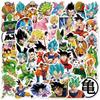 50/100 шт. Наклейки Японское Аниме Dragon Ball Крутые Мультяшные Наклейки Сон Гоку для Ноутбука, Телефона, Багажа Классическое Манга Украшение Наклейками