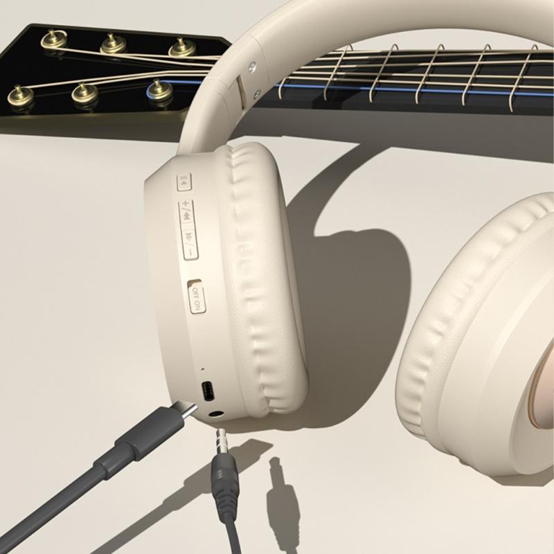 Беспроводные наушники с долгим временем работы, Hi-Fi звук, Удобные полноразмерные наушники для ПК и мобильного телефона, для домашнего офиса