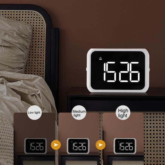 Big Timer with Night Light Portable Battery Powered Magnetic Versatile Countdown Stopwatch for Cooking Classroom Baking