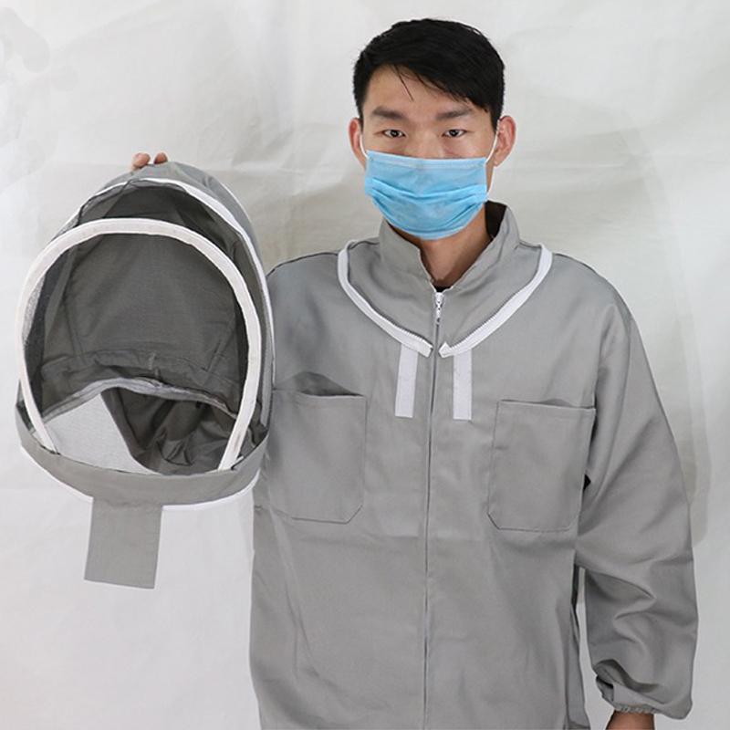 Beekeeping Suit Jacket Veil Set Anti-bee Clothing Fabric Beekeeper Clothing Apiculture Protective Bee Gloves Free Shipping