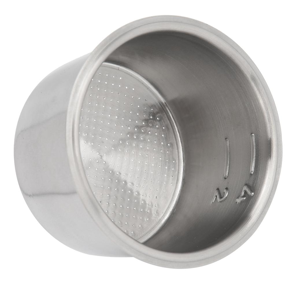 Фильтр для кофе из нержавеющей стали 51 мм, одностенный, негерметичный, пористый, корзина для фильтра, 4 чашки