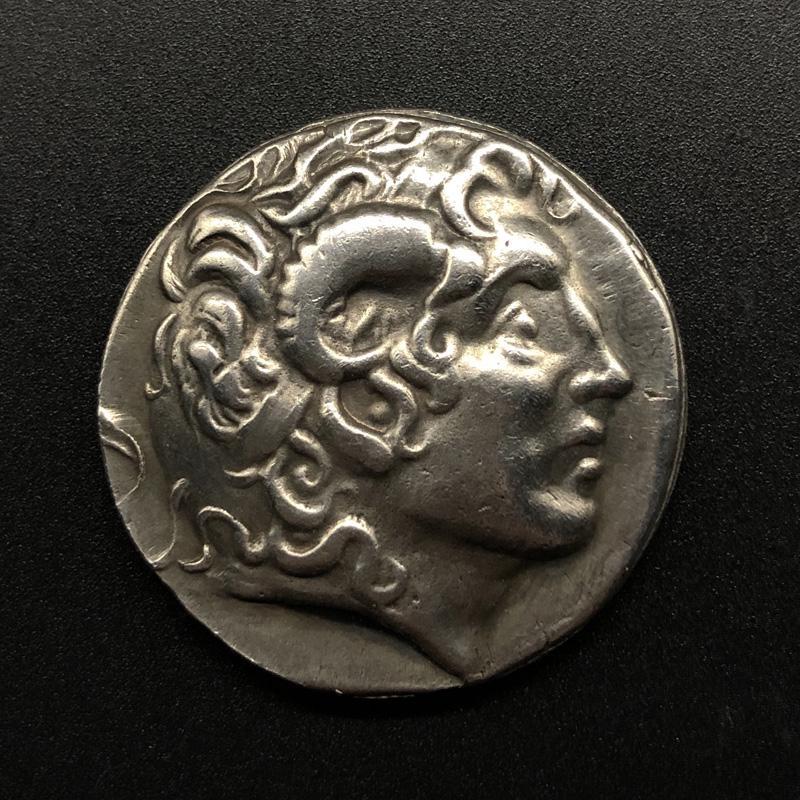 Копия древнегреческой серебряной монеты Коллекция серебряных монет Богини мудрости