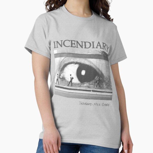 Incendiary (Hardcore Punk Band) - Album; Thousand Mile Stare [Black & White] Classic T-Shirt