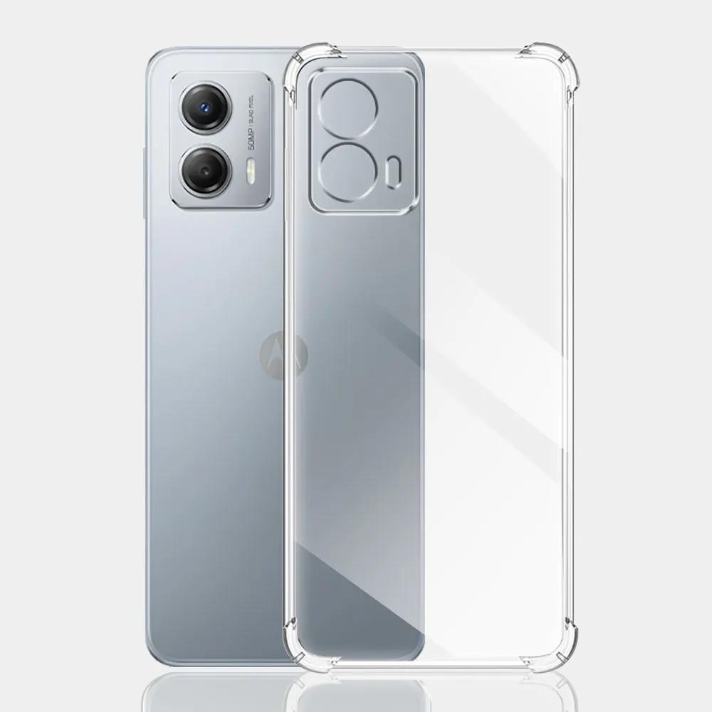 Прозрачный противоударный чехол для Motorola Moto G30 G31 G32 G33 G34 G35 G42 G52 G53 G54 G60 G72 G73 G84 G85 G100 Мягкая прозрачная крышка