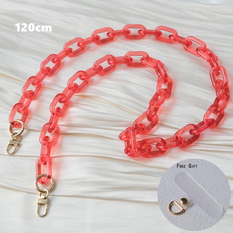 Новый аксессуар для телефона, цепочка со съемными деталями, матовая белая кожа через плечо из смолы, роскошный ремешок, чехол для телефона, цепочки, ярко-неоновая акриловая цепочка на плечо