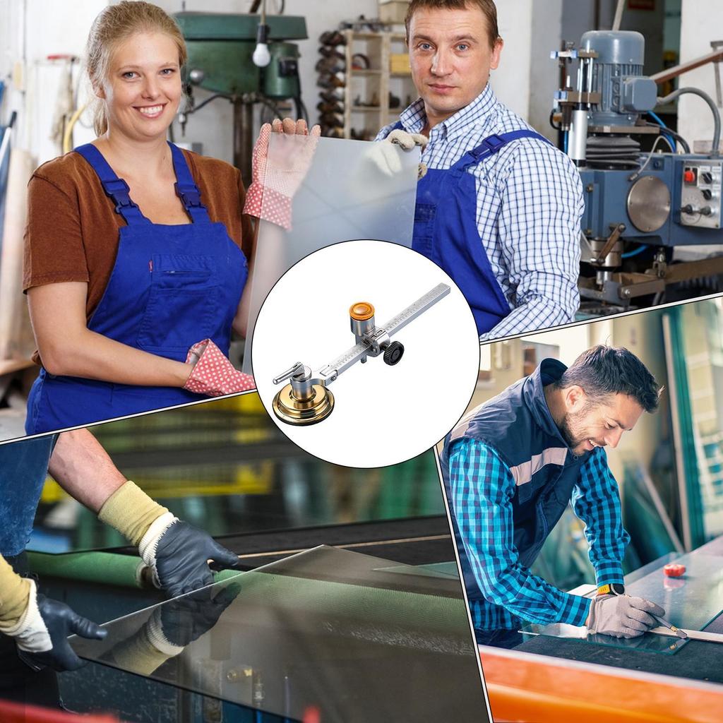 Инструменты для резки стекла Прочные Точные Регулируемые Компас из Сплава Резак для Плексигласа Для Установки Зеркал Окон Обрамления Картинок