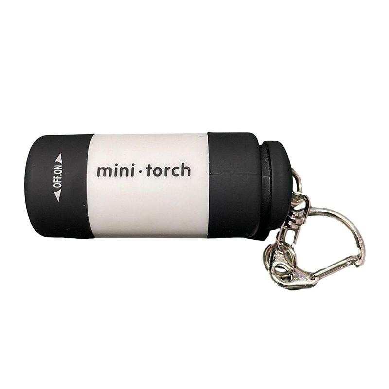 Супер Яркий Мини Фонарик USB Перезаряжаемый Карманный Брелок Маленький Фонарик