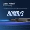 Высокоскоростная USB 3.0 флеш-накопитель Sanfu SF30 с двумя головками и вращающимся корпусом
