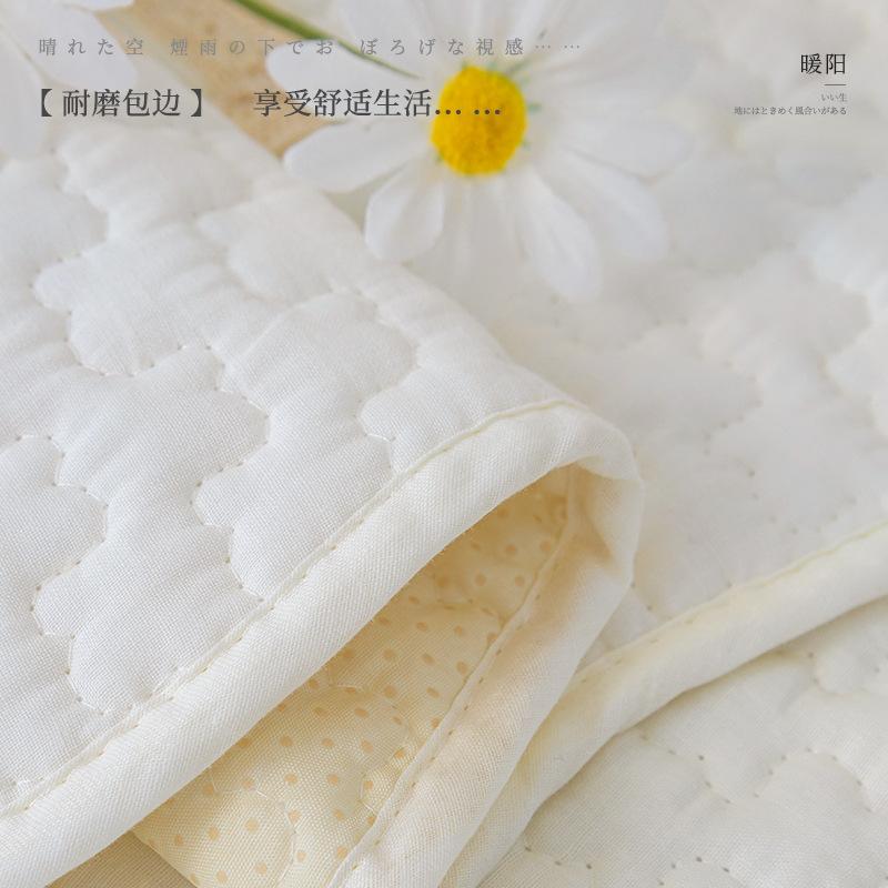 White Sofa Cushion Simple Modern Four Seasons Universal Non-Slip Cotton Seat Cushions Pastoral Style Sofa Cover Cover Cloth