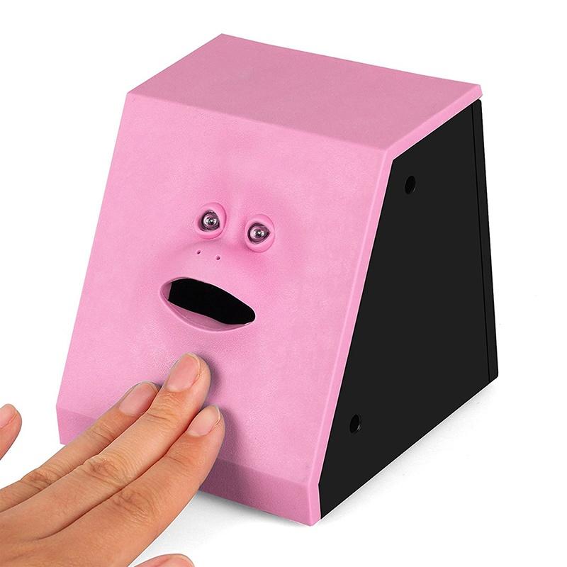 Funny Sensor Facebank Salvadanaio Piggy Bank Monete Coin Case Regalo
