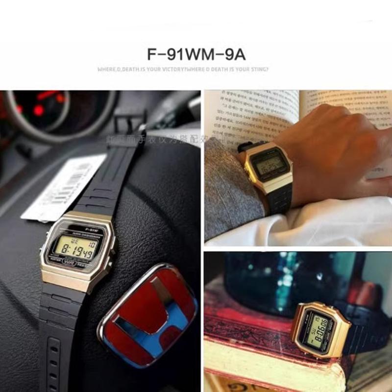 Смоляной ремешок для часов Casio W-800 F-91W A159 AE1200 AE1200W AE-1300 Силиконовый ремешок для часов 18 мм Стальной ремешок для часов
