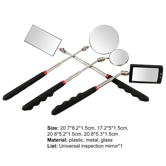 Universal Inspection Mirror Flexible Head Different Specifications Automotive Tools Telescopic Inspection Mirror for Auto Repair Industry