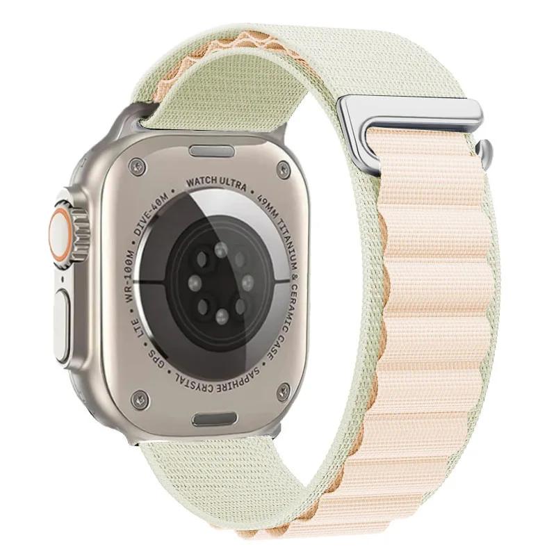 Ремешок Alpine Loop для Apple Watch Ultra 3 Ремешок 49 мм 11 10 9 8 7 46 мм 42 мм 45 мм 41 мм Нейлоновый Спортивный Браслет iWatch 6 5 SE 44 мм Ремень