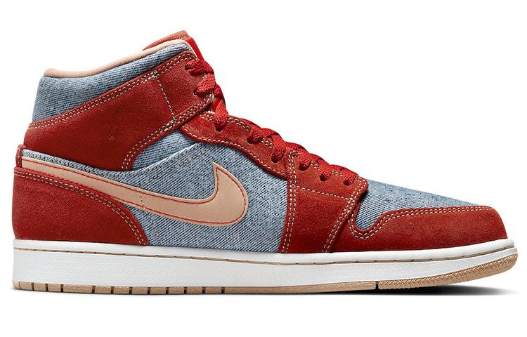 Jordan 1 Mid Denim Red DM4352-600