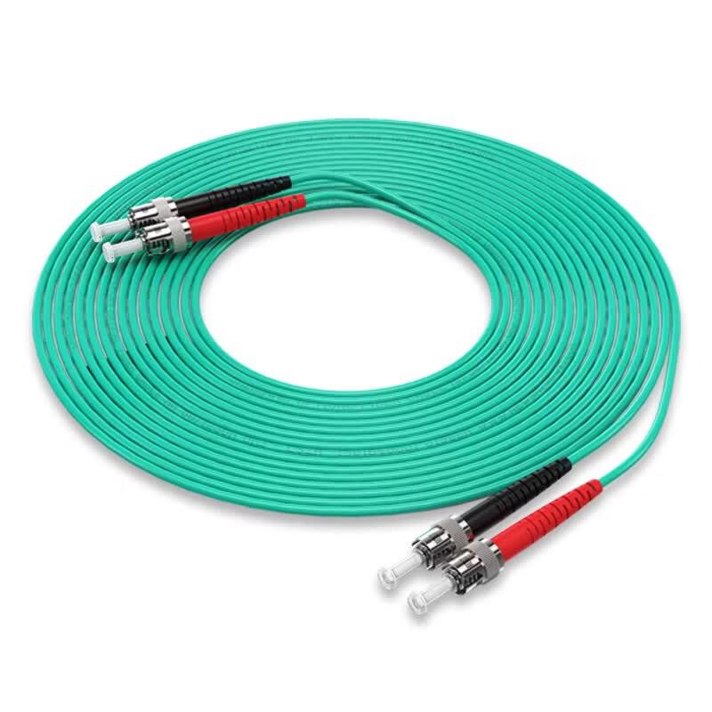 Оптический патч-корд ST-ST OM3, многомодовый, дуплексный, 10 Gigabit