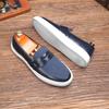 Модный Роскошный Бренд Мужские Повседневные Туфли Ручной Работы Кожаные Мужские Лоферы Мужские Слипоны Горячая Распродажа Балетки Мужские Дышащие Туфли для Вождения