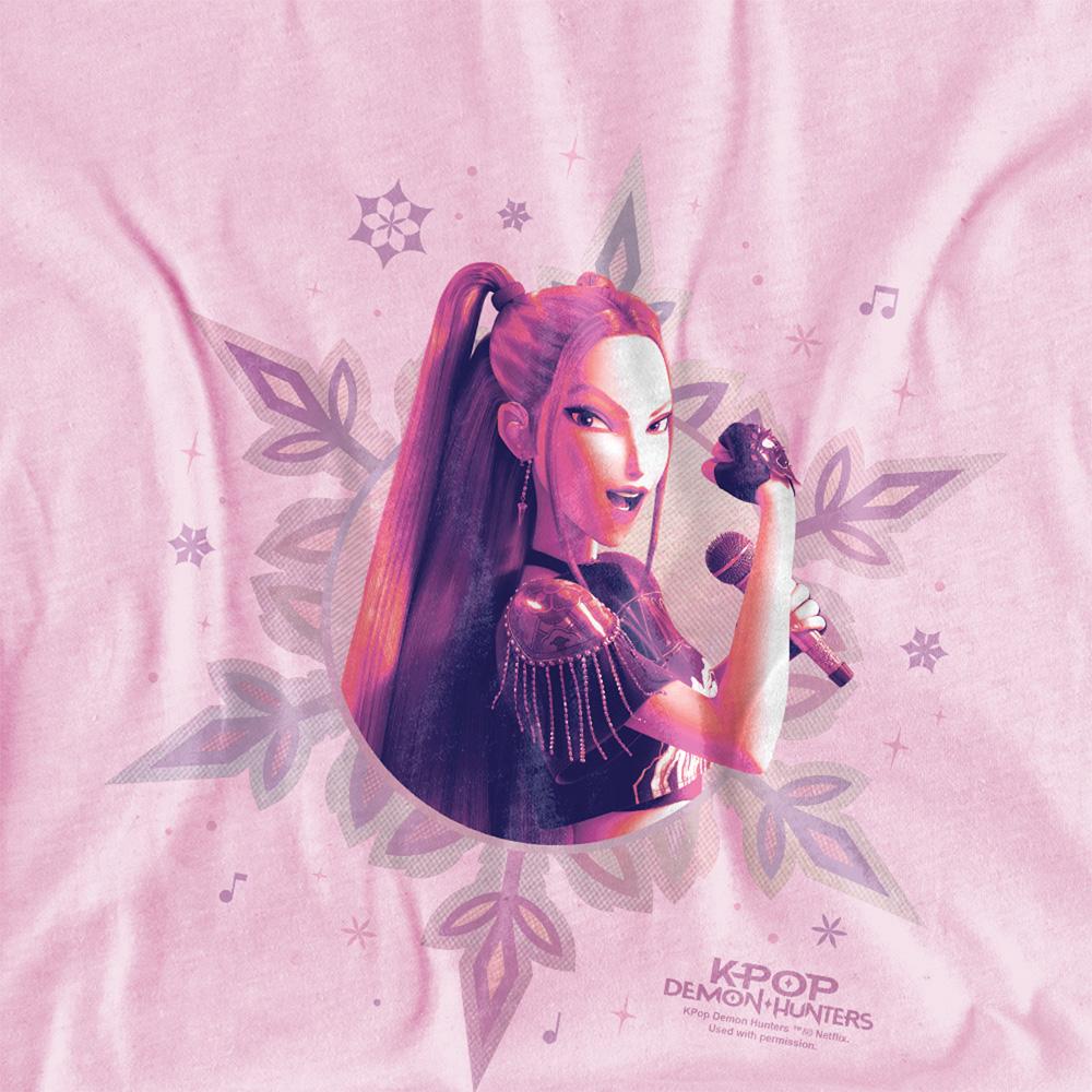 K-Pop Demon Hunters Childrens/Kids Mira Snowflake Christmas T-Shirt