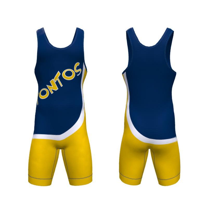 Mens Womens Freestyle Wrestling Singlet With Heat Transfer Print Stretch Lycra Athletic Suit Training Competition