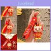 Adorable Dragon Keychain Lunar New Year Charm Silicone Cartoon Accessory Gift