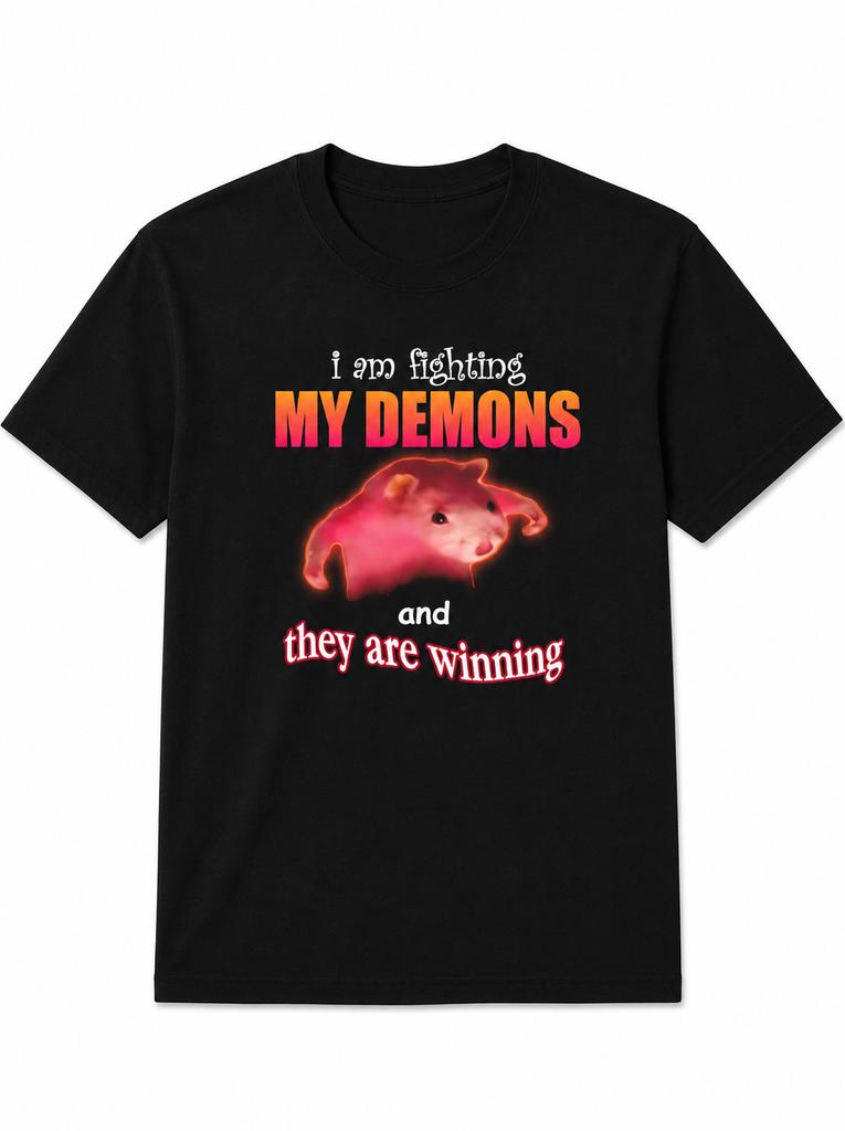 I Am Fighting My Demons and They Are Winning Rat shirt
