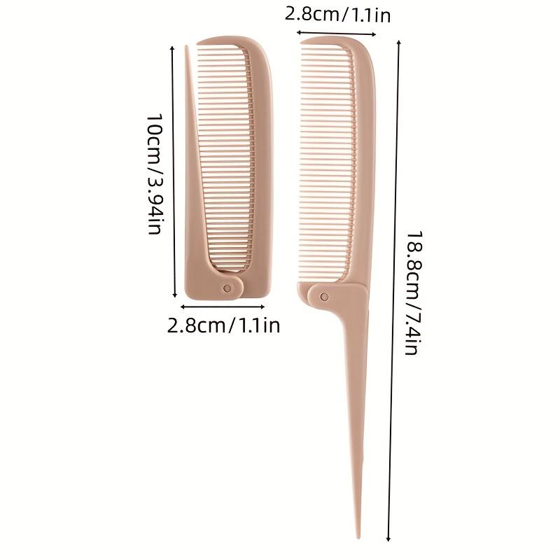 Portable Folding Comb, Simple Anti-static, Portable Home Travel Comb, Pocket Comb