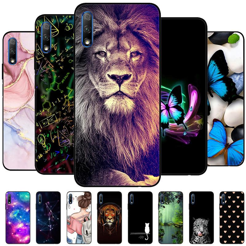 Чехол-бампер для Honor 9X Cover Honor9X Китай Силиконовый Мягкий Мраморный Черный Funda Coque для Huawei Honor 9X Pro Полностью Защитный