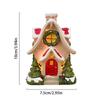 Christmas Outdoor Decorations Resin Micro Landscape Craft New Snow House Ornaments