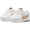 Nike Cortez EasyOn Slip Resistant Abrasion Resistant Low top Toddler Shoes White Gold Infant And Toddler DM0952-109