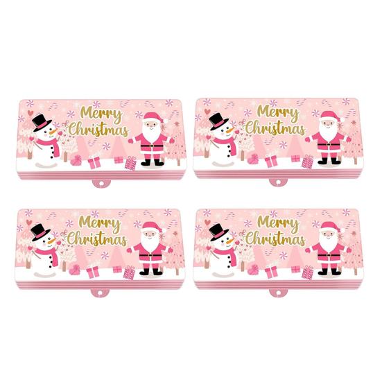 2026 Рождественский конверт для денежного подарка с 10 отделениями, держатель для сюрпризов, праздничная открытка, денежный кошелек, персонализированные подарки, нарядная красная кисточка для семьи, друзей