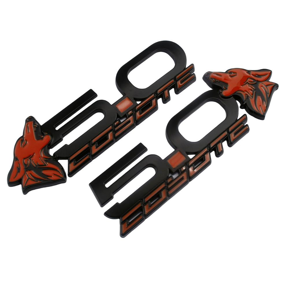 1 пара Новые 3D Металлические 5.0 Coyote Mach Логотип Значок Эмблема Наклейки Наклейка Для Mustang Dark Horse Shelby GT GT350 GT500 Аксессуары