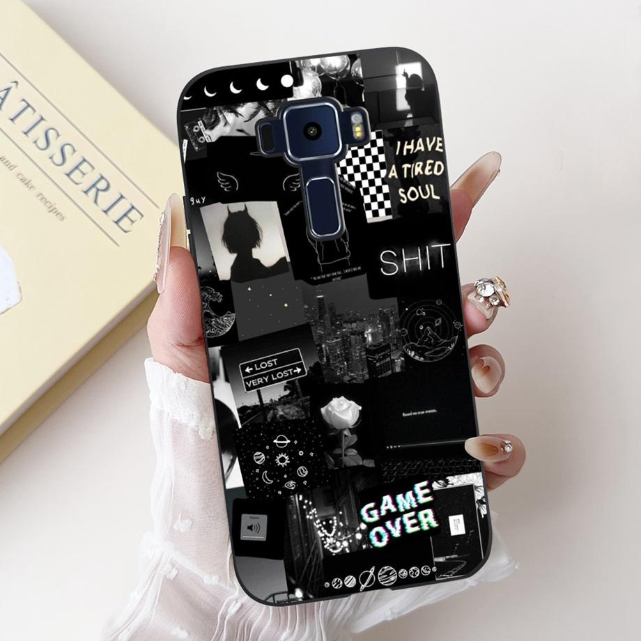 Для ASUS Zenfone 3 ZE520KL Z017D 4 Max ZC520KL X008D 3 Max ZC520TL Чехол Мягкий Силиконовый Задняя Крышка Сумка с Рисунком Сердце Бабочка Цветок