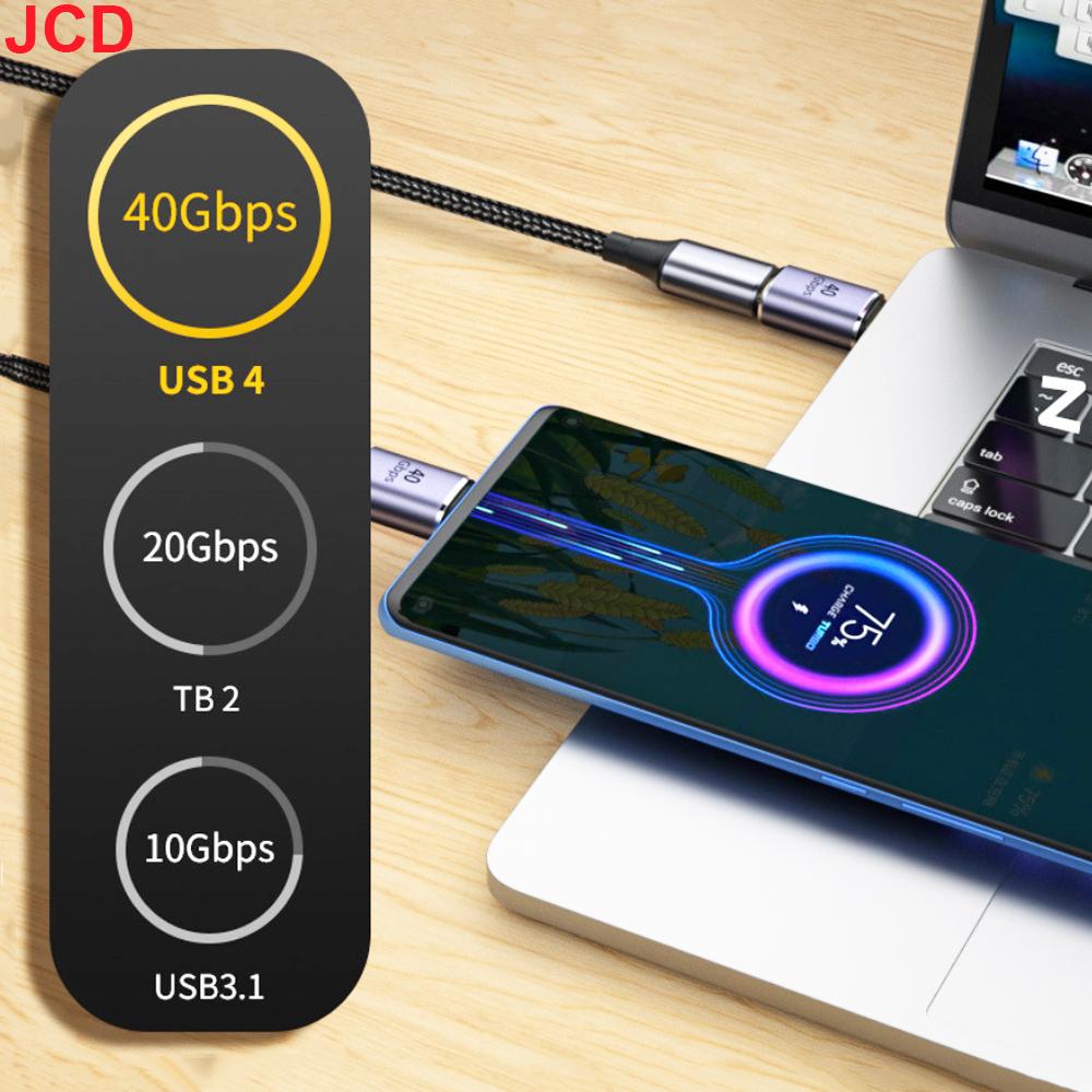 USB4.0 40 Гбит/с OTG тип C 90 градусов Адаптер 100 Вт 5 А USB C на USB C Быстрая зарядка Конвертер USB C Адаптер данных Для Macbook 8K60 Гц