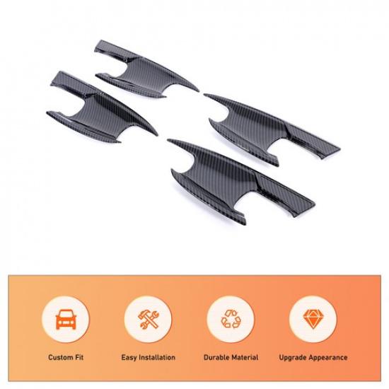 ABS Накладка на чашу наружной ручки двери из углеродного волокна для MG4 MG 4 EV EH32 22-25