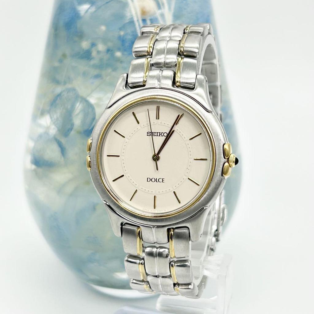 [USED] SEIKO DOLCE 8J41-6140 Quartz Wristwatch