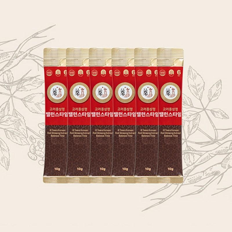 Pungnyeonbogam 6-year-old Korean Red Ginseng Extract Balance Time, 10g, 30 Units