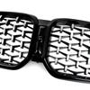 Diamond Look Front Bumper Kidney Grille for BMW X3 G01 X4 G02 2022 2023 2024 M40i sDrive20i M Sport Center Grilles Mesh