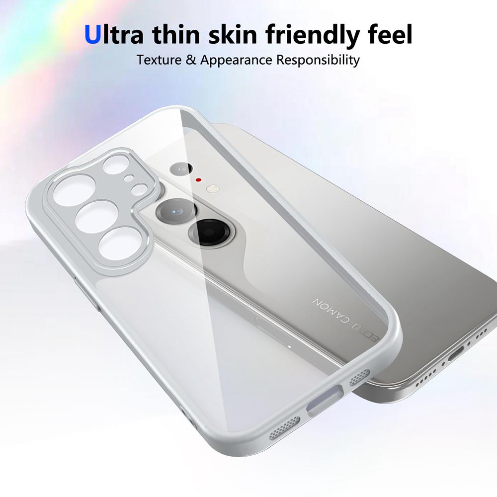 Keysion Phone Transparent Case For Tecno Camon 50 Ultra 5g Siliconepc Hd Clear Shockproof Phone Cover For Camon 50 50 Pro 4g 5g