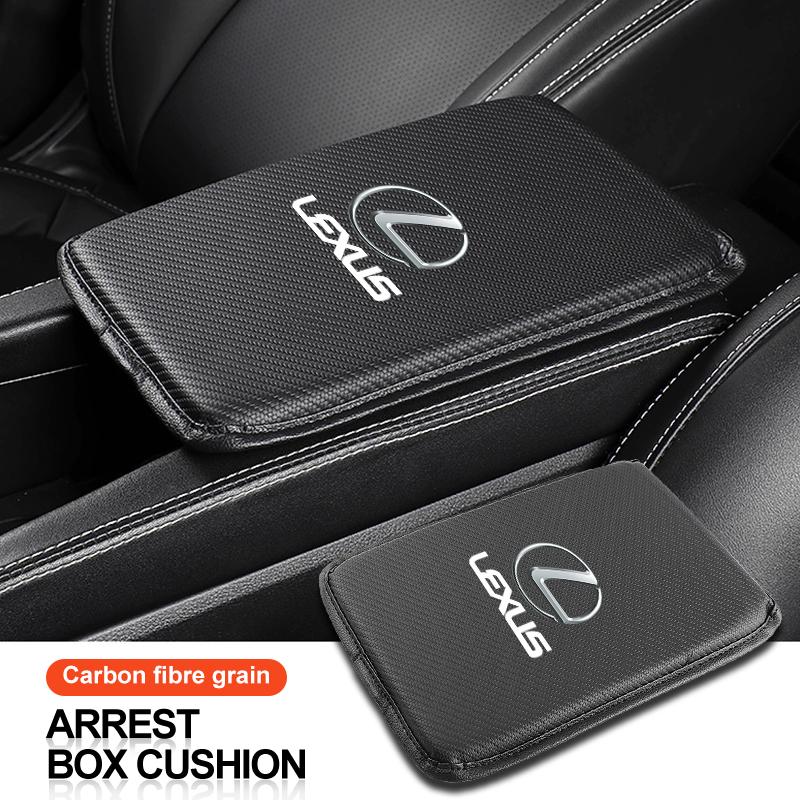 Car Center Console Armrest Box Protective Pad Carbon Fiber Soft Pad For Lexus CT ES GS NX IS250 CT200h IS300h ES300h ERX40