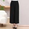 4XL-8XL Plus Size Summer Wide Leg Pants for Women High Waist Vintage Clothes Loose Elastic Waist Casual Pants