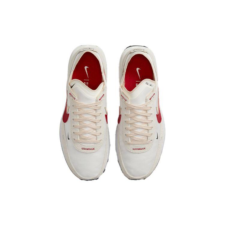 Nike Waffle One SE Sail Gym Красные женские кроссовки Бело-жемчужно-белые Черные DX4309-100
