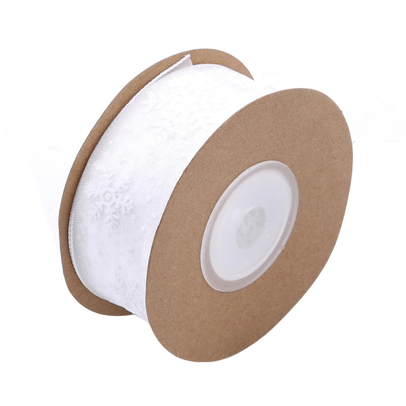 Рождественские печатные ленты рукоделие шитье одежда подарочный бант натуральная органза атласная лента свадьба DIY отделка ткань декор аксессуары