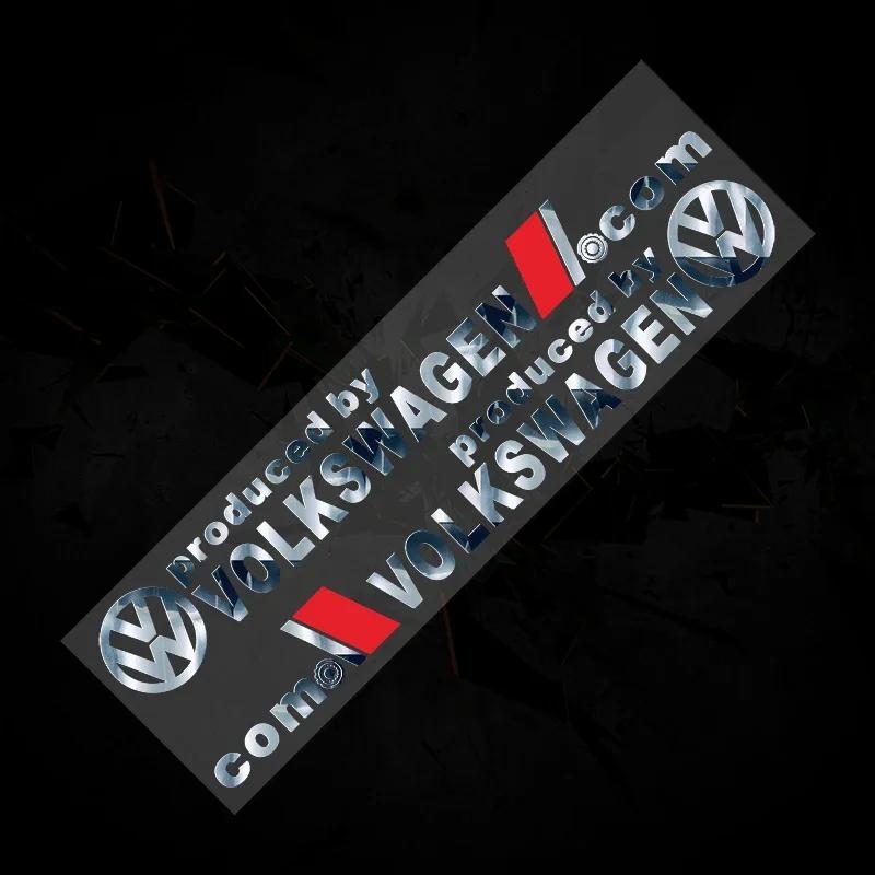 Для VOLKSWAGEN VW Светоотражающие Лазерные Наклейки на Лобовое Стекло Автомобиля Декали на Кузов для Volkswagen Passat Tiguan Bora Jetta CC Beetle Sc