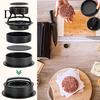 3-in-1 Burger Tool Press Patty Maker Set for Grilling Stuffed Burgers Non-stick Sliders Durable BPA-Free Plastic Easy-Release Kitchen Gadget