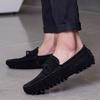 Suede Shoes Men Size Luxury Men Loafers Soft Moccasins Man High Quality Shoes Casual Genuine Driving Flats Penny Spring