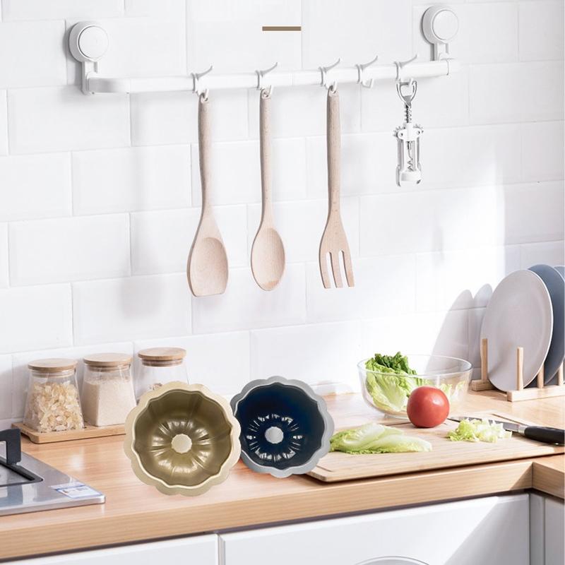 1Pcs 4Inch Mini Cake Pan Nonstick Fluted Baking Mold Carbon Steel Flower Shape Tube Pan For Brownie Cupcake Pudding Muffin