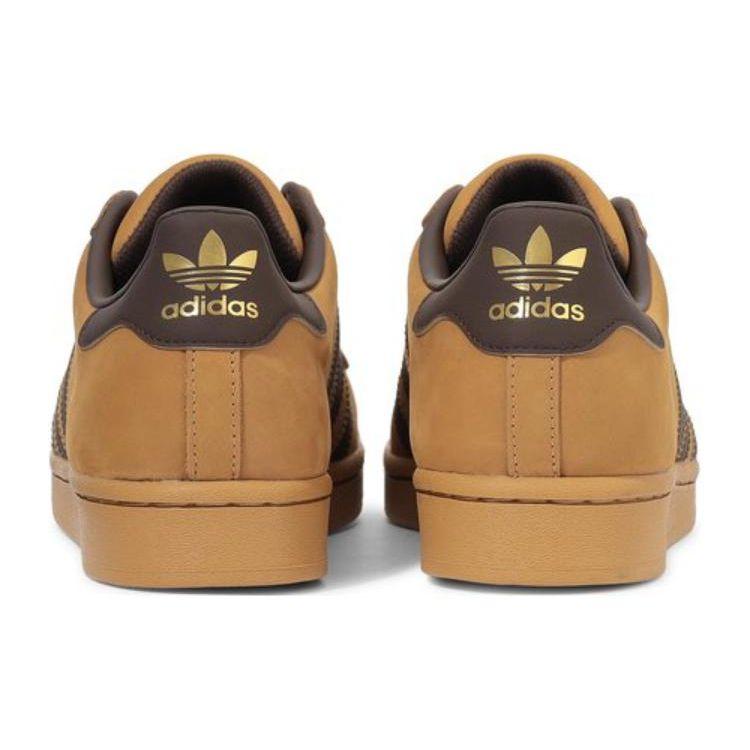 adidas Оригинальные Superstar Удобные Низкие Кроссовки Унисекс Кроссовки Коричневые ID0993