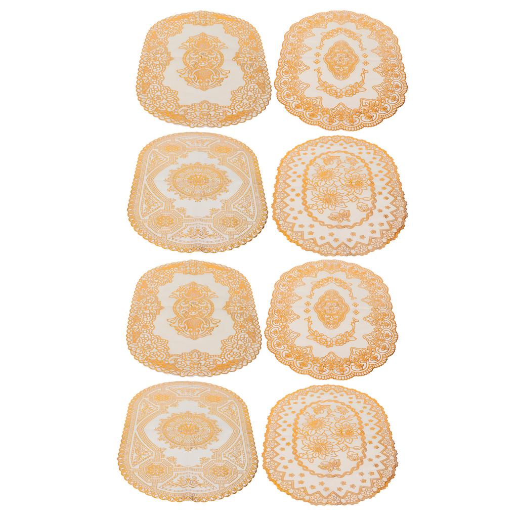 2 шт. ПВХ коврик для стола золотые подставки под чашки подставка для кухни ресторана свадебное украшение