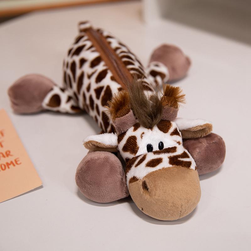 Cute Capybara Plush Pencil Case - High-Value Stationery Storage Bag for Students and Office Use
